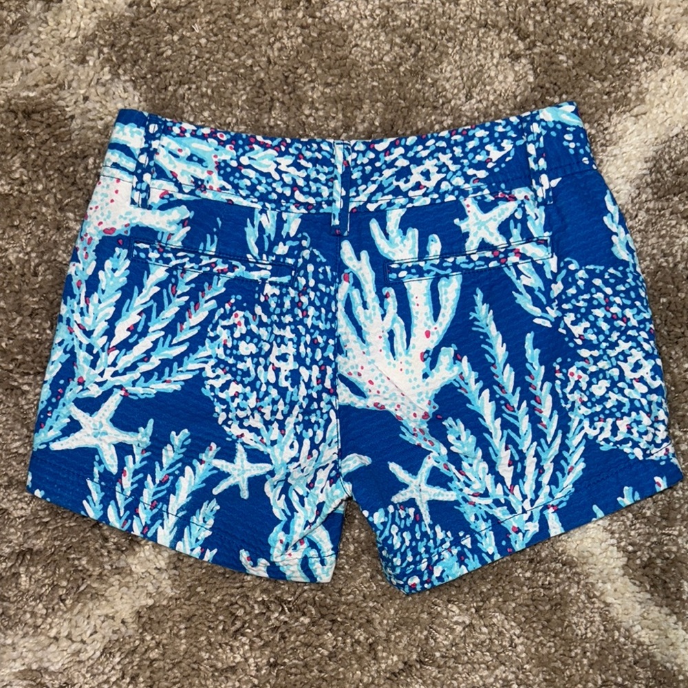 Lilly Pulitzer Blue Starfish Shorts - Picture 4 of 4
